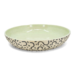 LARGE RAW 'SHALLOW BOWLS'